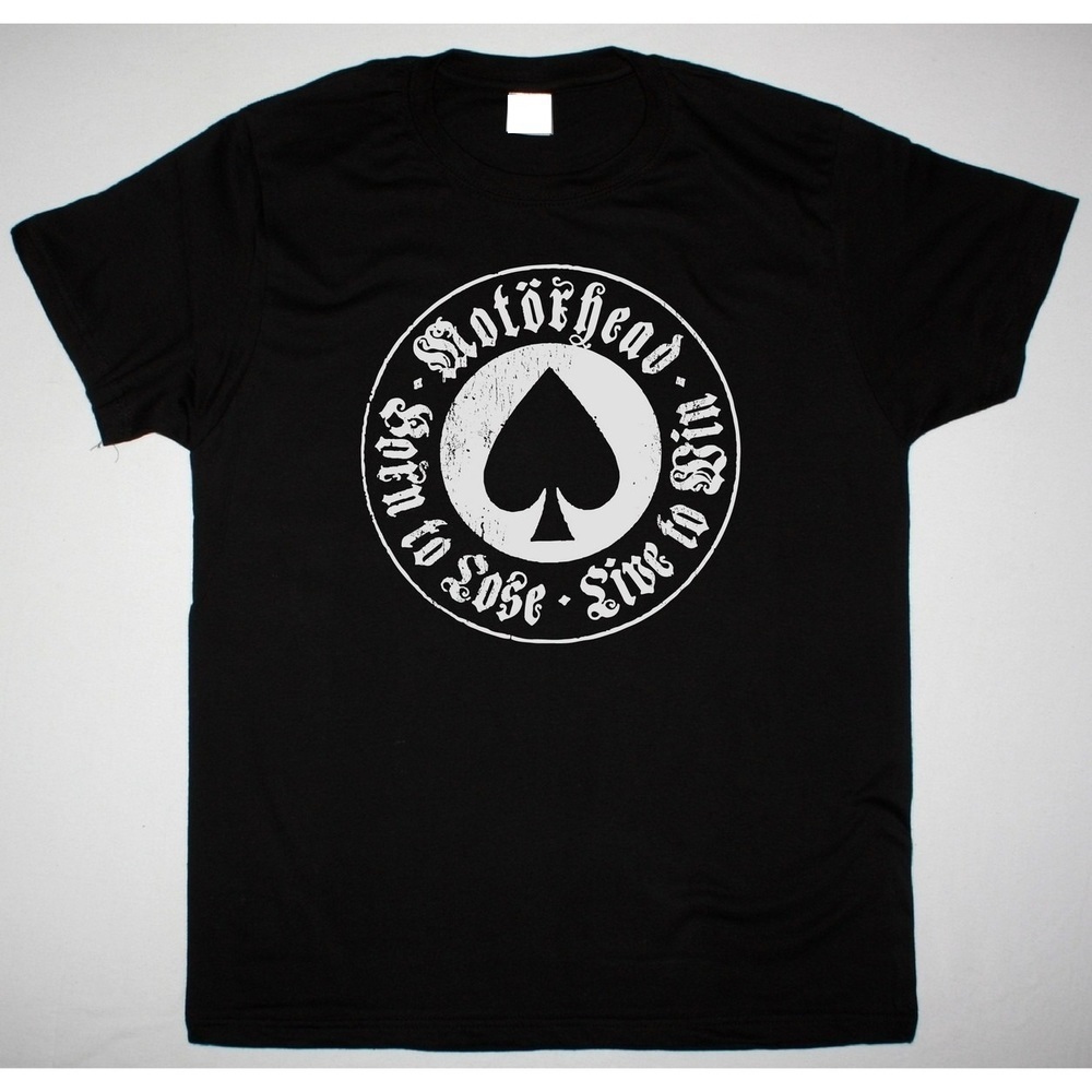 Motorhead Born To Lose Live To Win New Black Tshirt